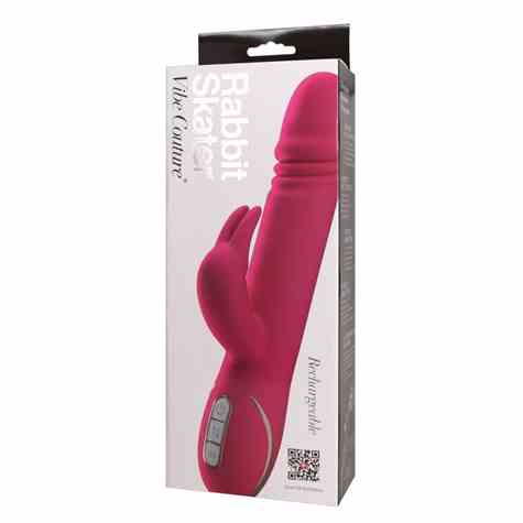 WIBRATOR RABBIT SKATER PINK
