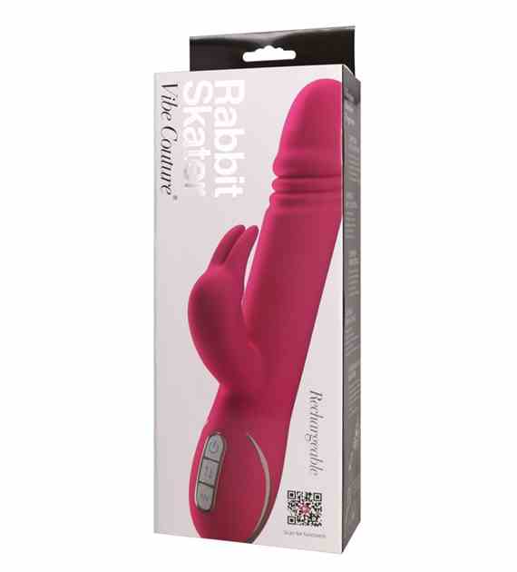 WIBRATOR RABBIT SKATER PINK