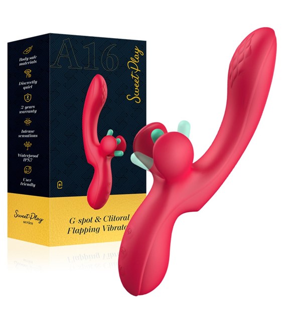 WIBRATOR DO PUNKTU G Z RUCHOMYM JĘZYCZKIEM DO STYMULACJI ŁECHTACZKI EROSPACE SWEET PLAY A16