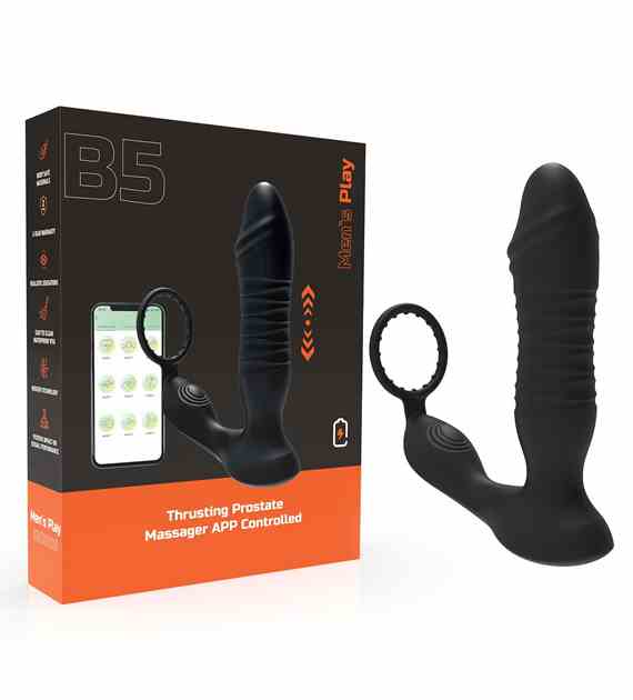 MASAŻER PROSTATY Z RUCHEM POSUWISTYM STEROWANY APLIKACJĄ EROSPACE MEN’S PLAY B5