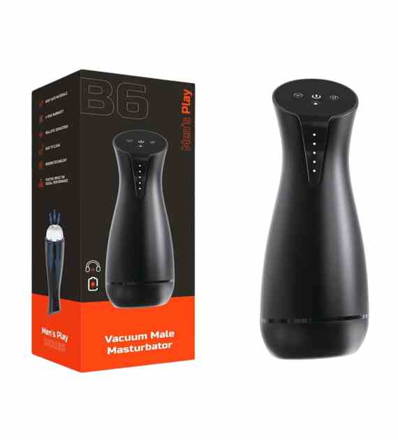 SSĄCY MASTURBATOR MĘSKI Z FUNKCJĄ GRZANIA ORAZ WIBRACJAMI EROSPACE MEN’S PLAY B6