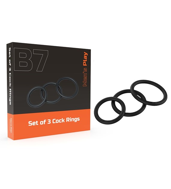 SET OF 3 ERECTION RINGS EROSPACE MEN’S PLAY B7