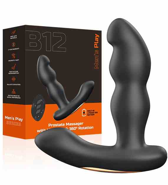 ROTACYJNY MASAŻER PROSTATY Z PILOTEM EROSPACE MEN’S PLAY B12