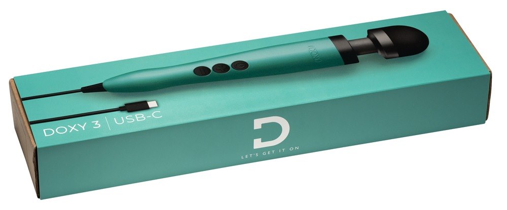 WIBRATOR DOXY 3 USB-C TURQOISE