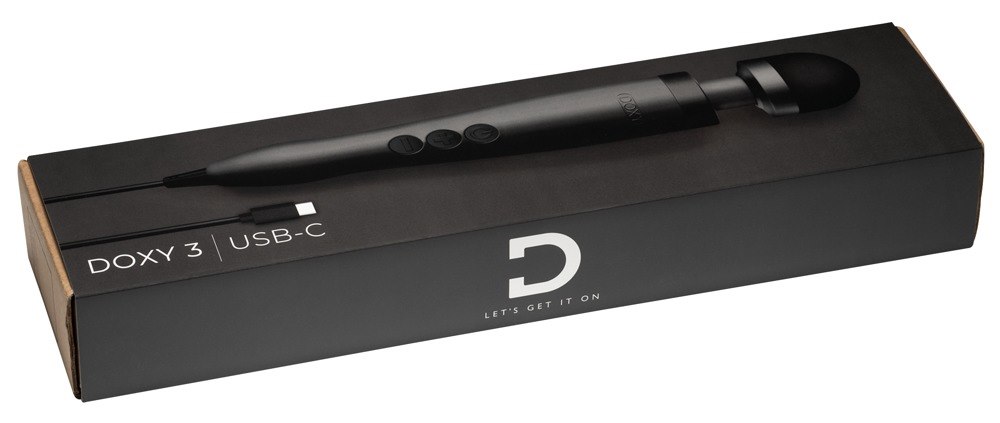 WIBRATOR DOXY 3 USB-C MATTE BLACK