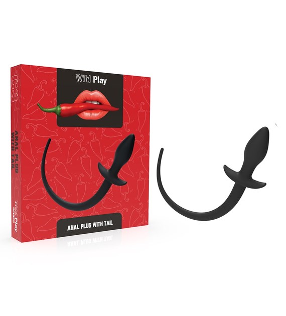 SILIKONOWY KOREK ANALNY Z OGONEM EROSPACE WILD PLAY C3