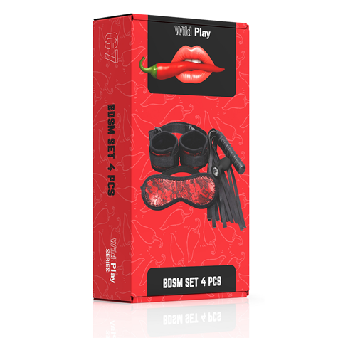 BDSM SET WITH 4 PRODUCTS EROSPACE WILD PLAY C7