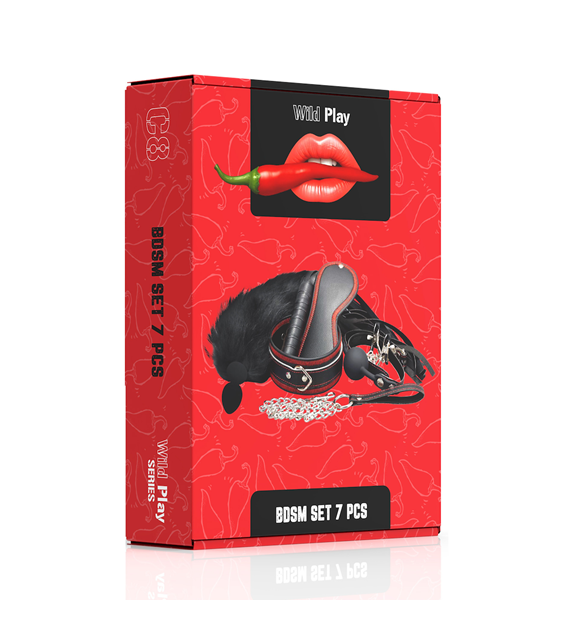 ZESTAW BDSM 7 PRODUKTÓW EROSPACE WILD PLAY C8