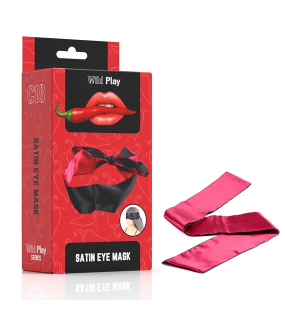 SATYNOWA OPASKA NA OCZY EROSPACE WILD PLAY C18