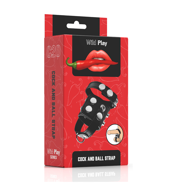 OPASKA ZACISKOWA NA PENISA I JĄDRA EROSPACE WILD PLAY C20