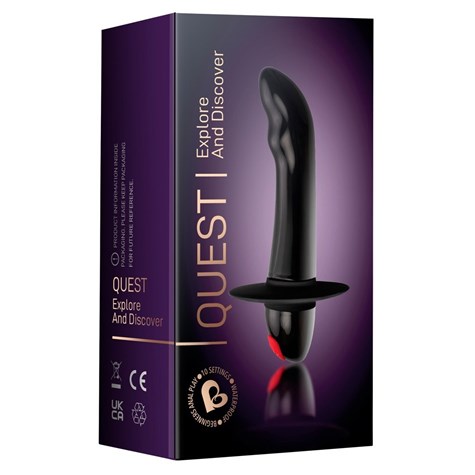 MASAŻER PROSTATY QUEST BLACK