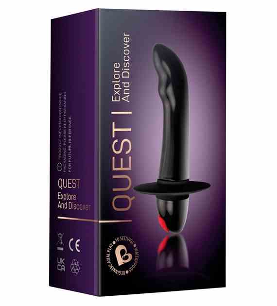 MASAŻER PROSTATY QUEST BLACK