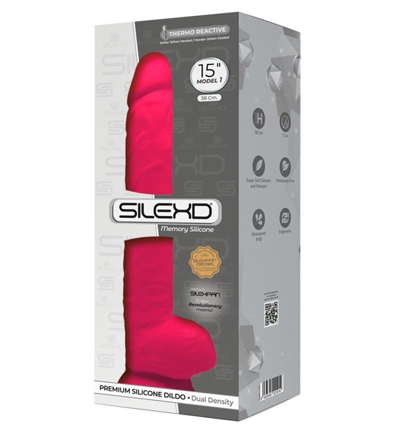 PREMIUM SILICONE DILDO 15  - MODEL 1