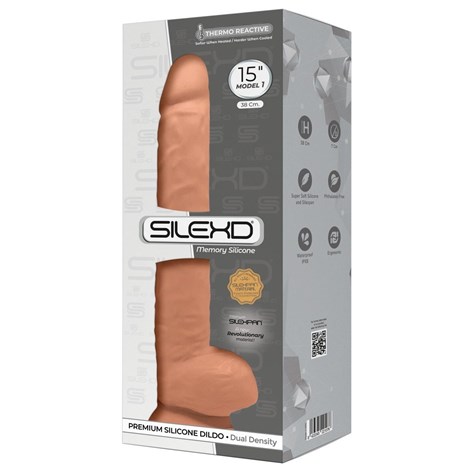 PREMIUM SILICONE DILDO 15  - MODEL 1
